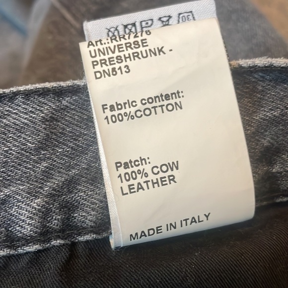 R13 Crossover jeans in Layton Black 26 NWT - Picture 12 of 14